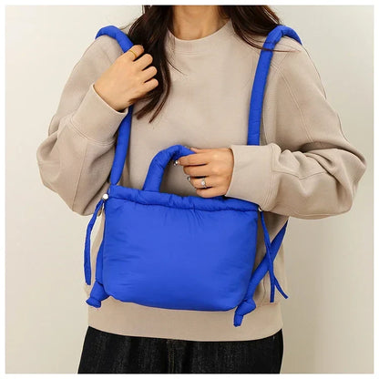 Colorful Nylon Small Square Shoulder and Crossbody Bags Super Cool Simple Versatile Handbags for Women 2024 Casual Hot Sale