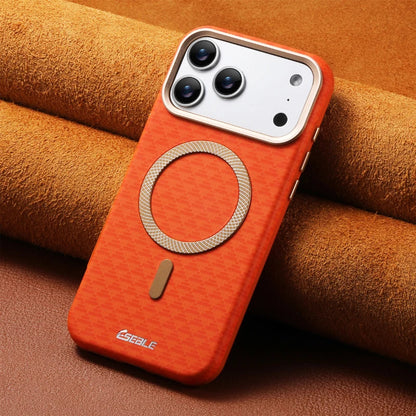 For Magsafe Magnetic Solid Color Triangle Pattern Phone Case for iPhone 17 Pro Max 15 13 14 16 Pro Max Bumper Back Cover