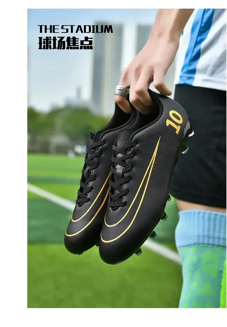 New Men Football Boots Professional Soccer Shoes Training Outdoor Adult Kids Ultralight TF/FG Sports Shoes Futsal High-quality