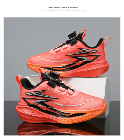 Children's Basketball Shoes Kids Sneakers Non-slip Boys Girls Basketball Boots Outdoor Ultralight Running Trainers Mesh Sneakers