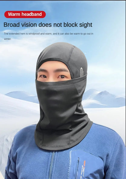 Cold Weather Balaclava Ski Mask for Men Windproof Fleece Thermal Cap Winter Scarf Face Mask Women Neck Warmer Hood for Cycling