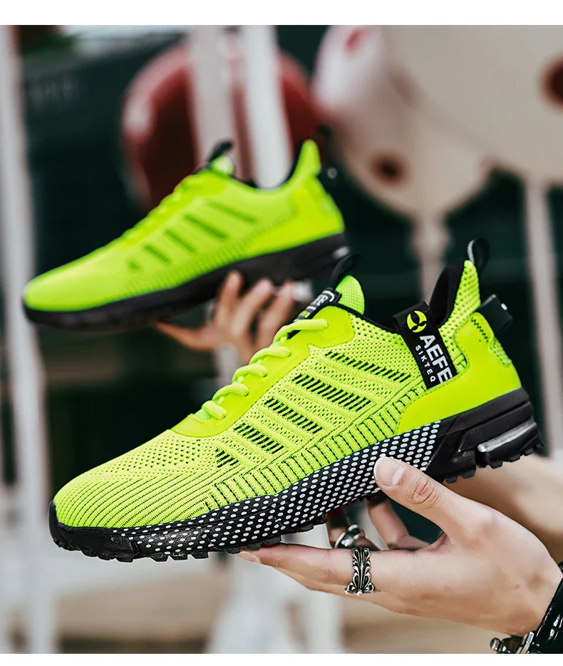 Men Running Shoes Breathable Outdoor Sports Shoes Lightweight Sneakers for Men Comfortable Athletic Training Footwear