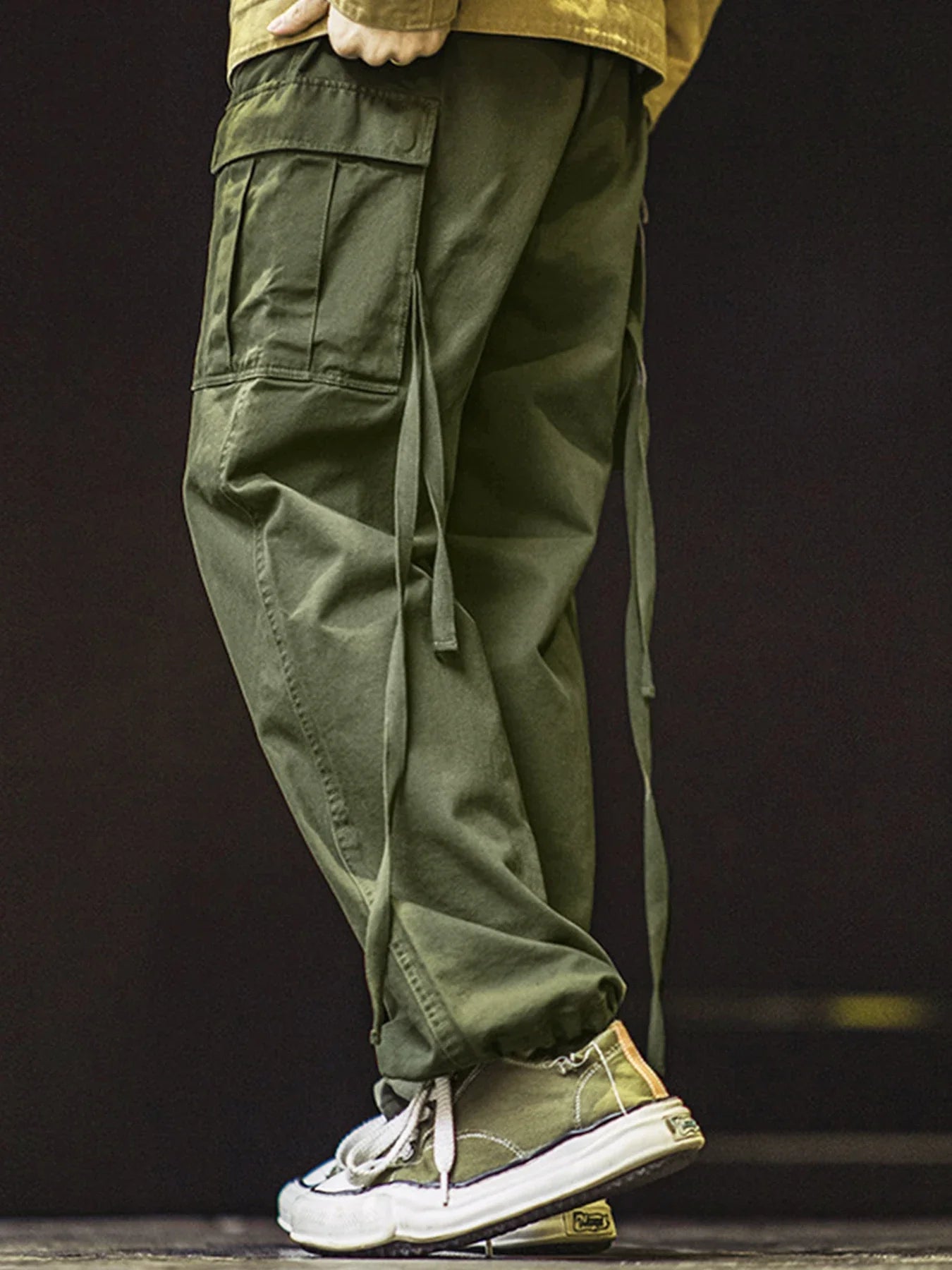 Vintage M51 multi-pocket tactical pants, men's pure cotton cargo pants, outdoor casual long pants for spring, autumn and winter