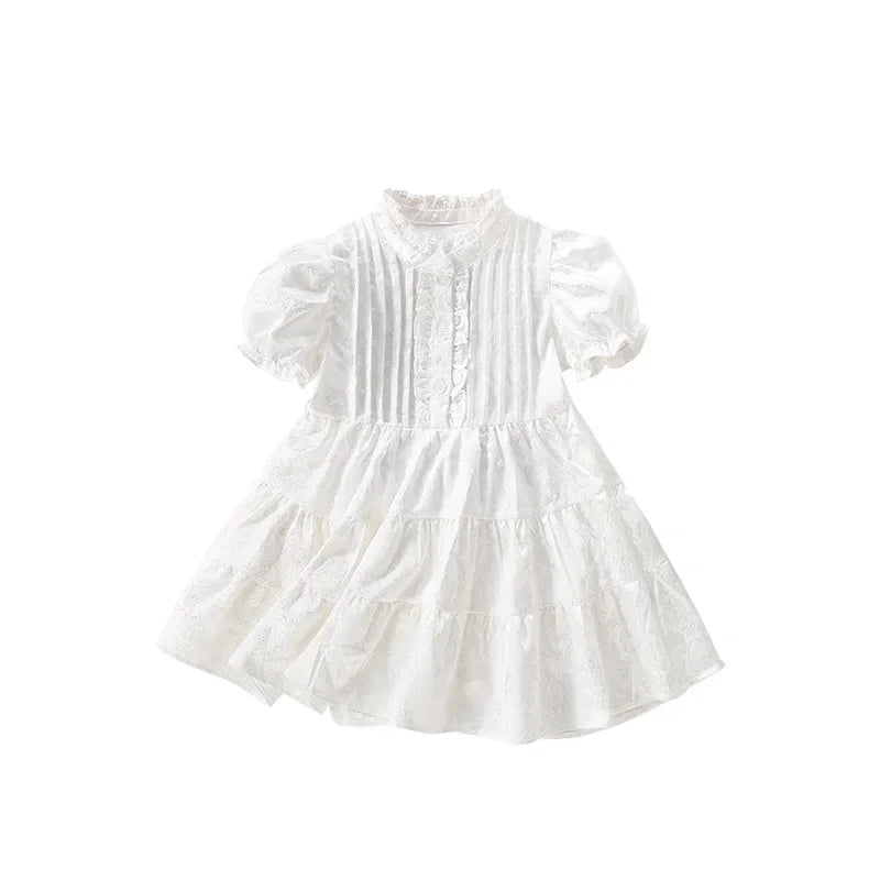 2025 New Girls Princess Dress Summer Fashion Toddler Elegant Party Dress