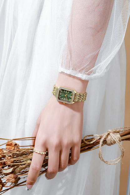 New High-end Luxury Ladies Watches Elegant Diamond Jewelry Quartz Bracelet Wristwatch Gifts for Women 2025 Fashion Dress Watch