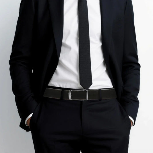 Men Belts Leather Waist Strap Male Automatic Buckle Waistband Mens High Quality Girdle Belts for Women Men Gifts 105 115 125cm