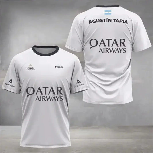Men Padel Tennis Kid T-Shirt Sports Training Tops Male Casual Short Sleeve Clothing Streetwear Men Clothing Tops