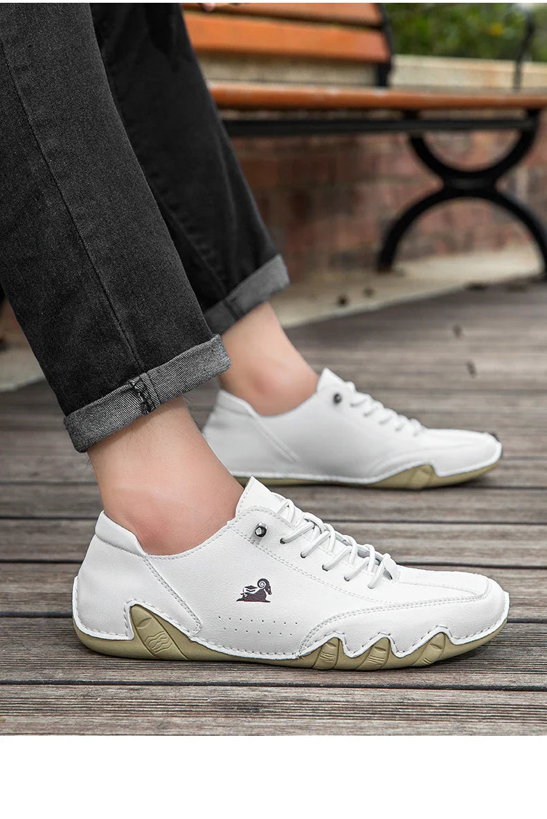Men's shoes four season new plus size casual shoes fashion low-top soft sole breathable outdoor shoes men's sports walking shoes