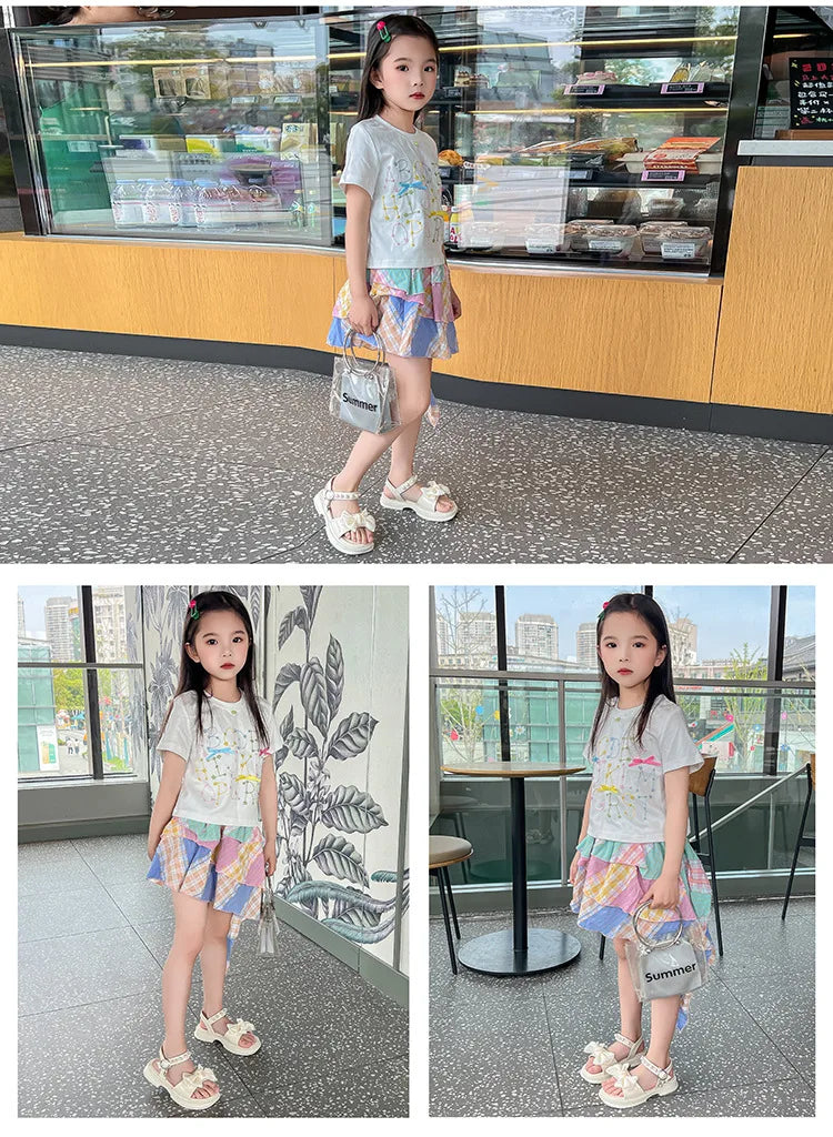 2026 Girls Sandals Kids Soft Soles Casual Princess Shoes New Water Diamond Beach Shoes Bow Shaped Girl Sandals