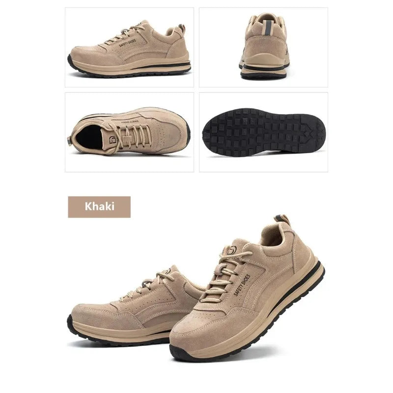 safety autumn shoes breathable work shoes anti stab work sneakers with steel toe indestructible shoes anti smashing safety shoes