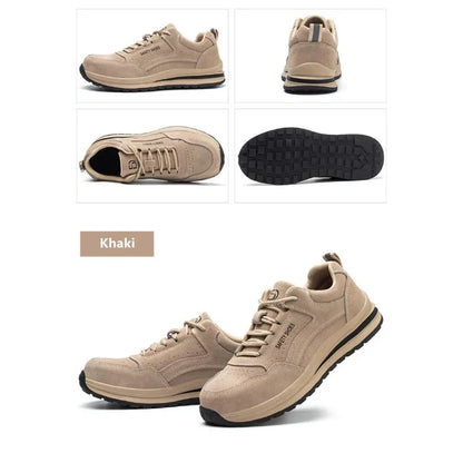 safety autumn shoes breathable work shoes anti stab work sneakers with steel toe indestructible shoes anti smashing safety shoes