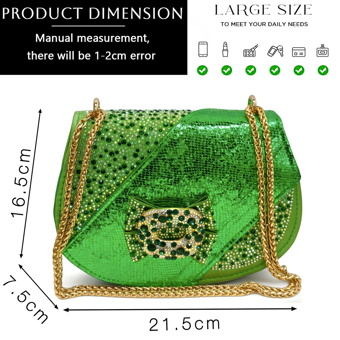 2026 Women Elegant Orange High Heel Shoe and Matching Bag Set with Rhinestone Accents Stylish Peep Toe Design for Party