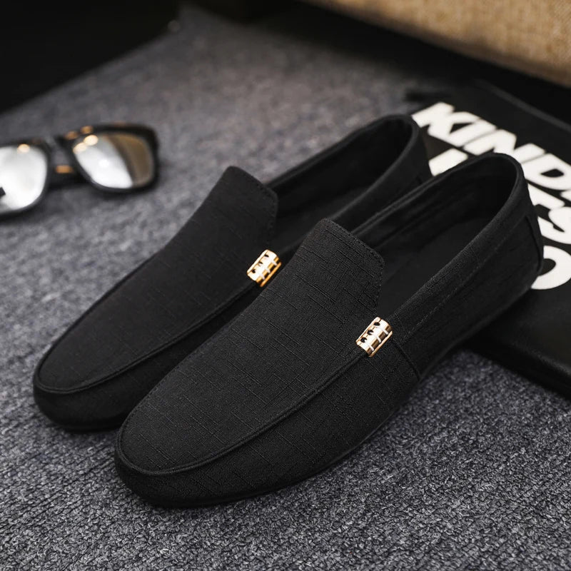 Men Loafers Soft High Quality Spring Autumn Shoes Men Casual Shoes Warm Slip on Flats Driving Shoes