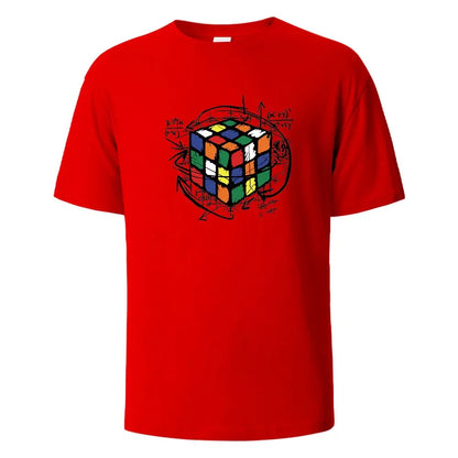 Mofang Print T-Shirt Summer Tees For Men Women 100% Cotton O-neck Oversize Casual Short sleeved Tops