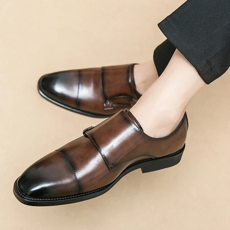 Men's Dress Shoes Classic Wedding Formal Oxford Leather Shoes Men Gentleman Casual Business Social Shoes Man Office Leather Shoe