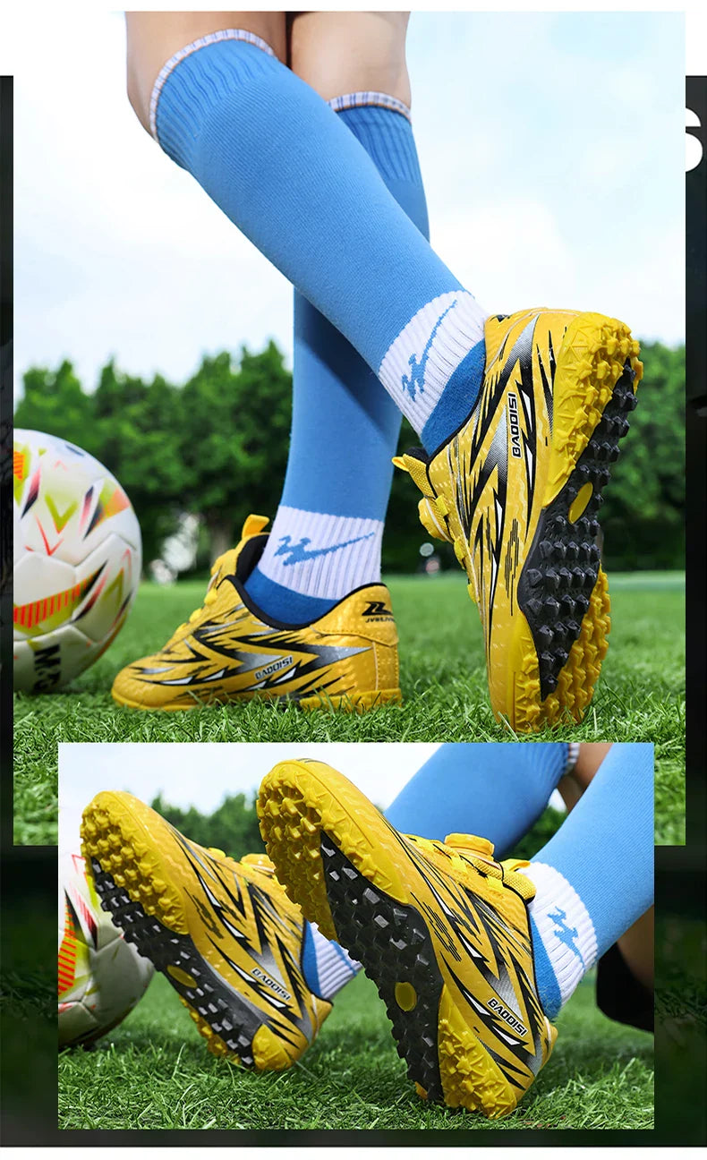 New Kids Society Cleats Soccer Shoes Professional Football Boots Boys Indoor Football Field Boots Original Sneaker Children Fast