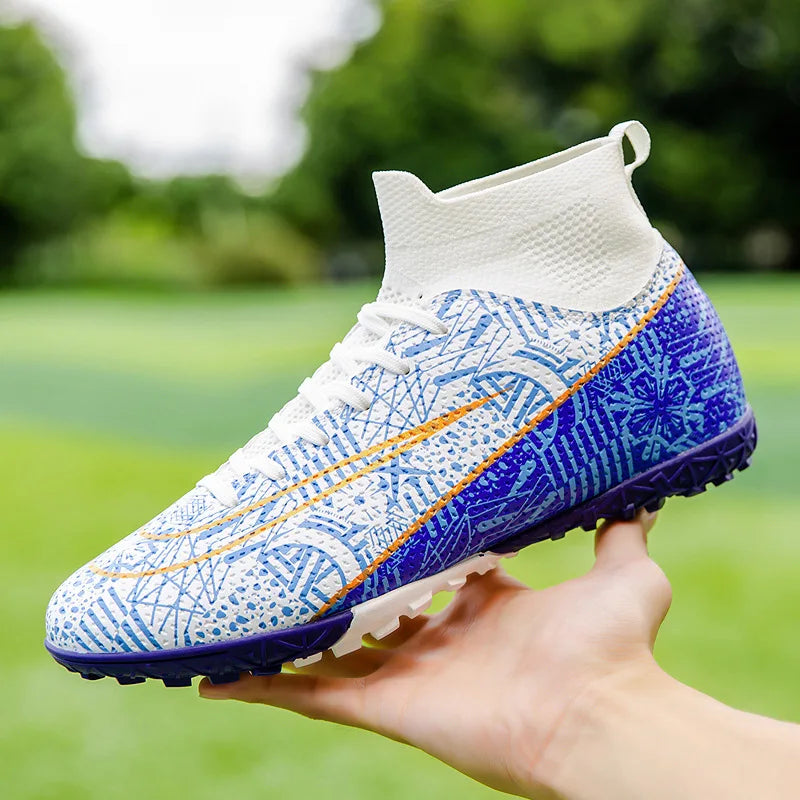 Hot-Selling Football Boots Men's Soccer Cleats TF/FG Wear-Resistant Training Shoes Outdoor Non-Slip Sneakers Size33-46