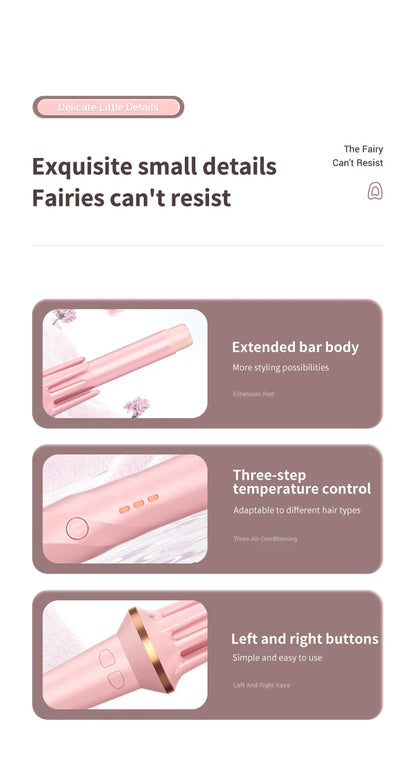 Hair Curler 28/32mm Automatic Hair Curler Large Wave Curling Iron Tongs Temperature Adjustable Anion Fast Heating Styling Curler