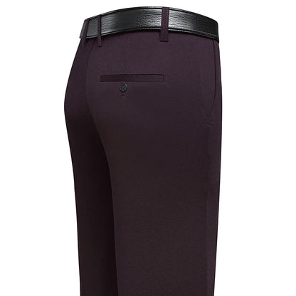 Four Season Men's Business Casual Pants Spring Summer Stretch Trousers Office Suit Pants Men Formal Pants Breathable Comfortable