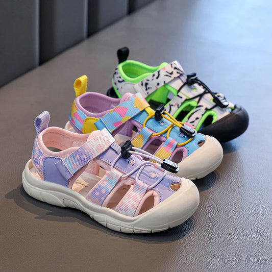2025 Children's High Quality Close Toe Summer Beach Water Shoes Outdoor School Sport Sandals for Kids Toddler Boys Girls