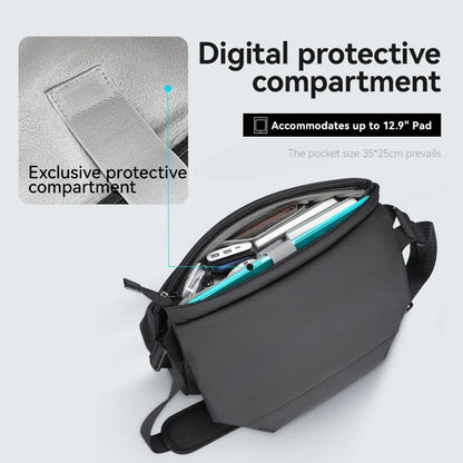 Multifunction Fashion Shoulder Messenger Bag Large Capacity Leather Crossbody Bag designer luxury bag for men