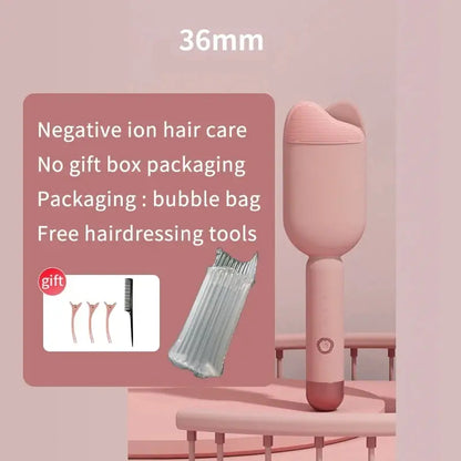Wavy Hair Curlers Curling Iron Wave Volumizing Hair Lasting Styling Tools Egg Roll Head Waver Styler Wand Curling Irons 36mm