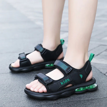 Breathable Sport Sandals for Boys Summer Casual Beach Shoes Comfortable Soft SoleNon-Slip Kids Fashion Outdoor Sandalias