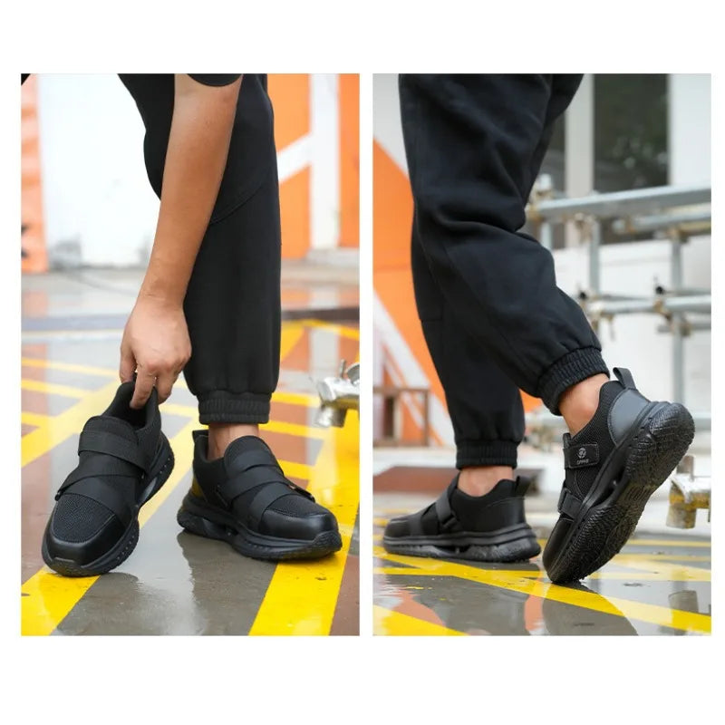 Lightweight Breathable Labor Protection Shoes Are Lightweight Anti Smashing Anti Puncture for Men A Must-have for Lazy People