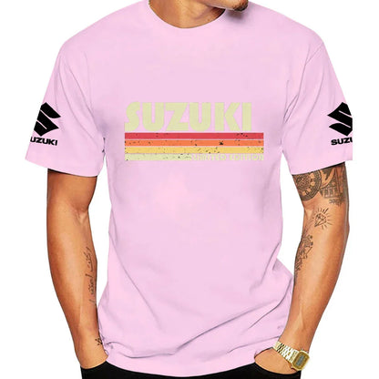 2026 Retro Summer New Fashion 100% Cotton Trendy Men T-shirt Daily Outdoor Sports Party Casual Loose Street Short Sleeve