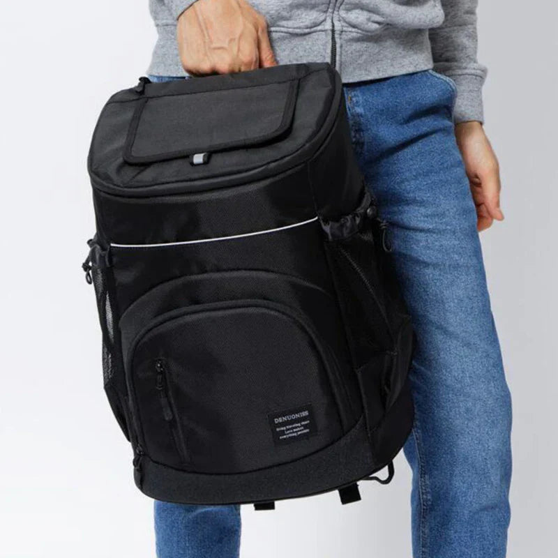 Refrigerator Bags Soft Insulated Cooler Backpack Thermal Isothermal Fridge Travel Outdoor Beach Ice Beer Backpack 30L