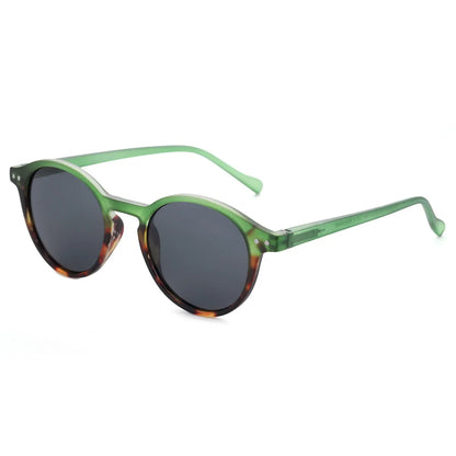 Sunglasses for Men: Vintage Retro Polarized Circle Sun Glasses