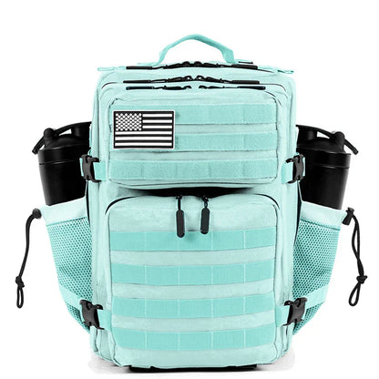 35L Tactical Backpack for Women Men Molle Outdoor Travel Camping Hiking Bag Sports Weekend Athlete Gym Rucksack Dual Cup Holders