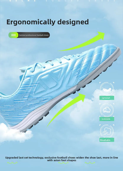 Children's Soccer Shoes Men's Adult Nail Anti Slip Soccer Boots Elementary School Anti Slip Tf Football Shoes