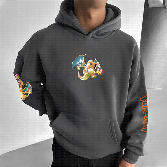 Parent-child Clothing Autumn Winter Japanese Hot-blooded Anime Classic Characters Comfortable Hoodie Men's Women's