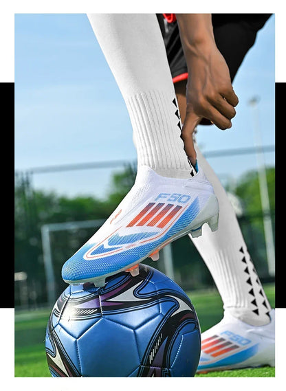 Men New Professional Football Boots Original Resistant Casual Grass Outdoor Non Slip High Quality Comfortable Male Soccer Shoes