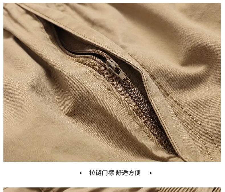 Explosions men's overalls casual pants cotton loose summer thin fashion long pants men's pants.