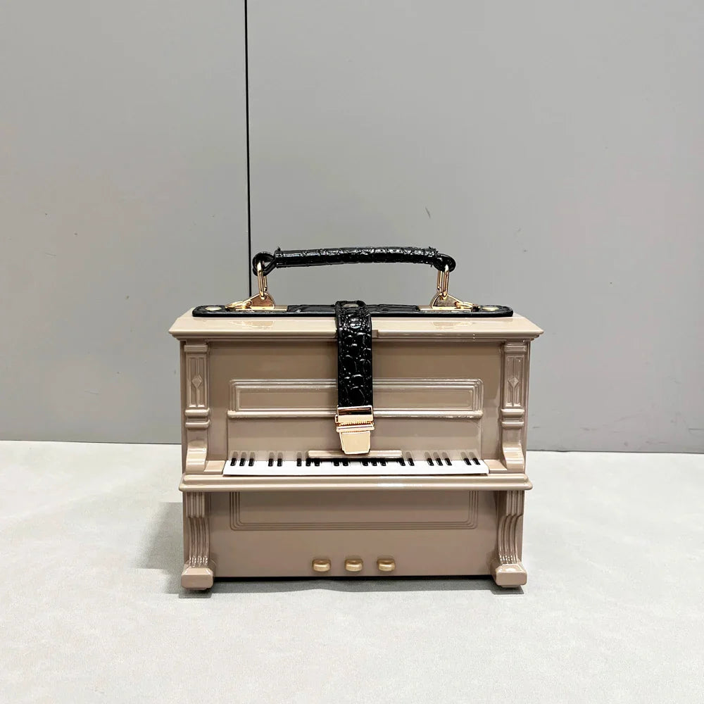 purses and handbags Luxury Designer crossbody shoulder bag For Women piano shape handmade bags Purse Messenger Bag banquet bag