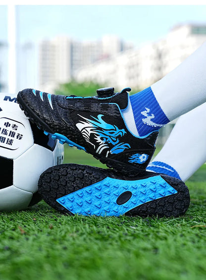Children's Soccer Shoes TF Breathable Lightweight Major Training Shoes Boy Wear-resistant Sneakers Youth Match Kids Soccer Shoes
