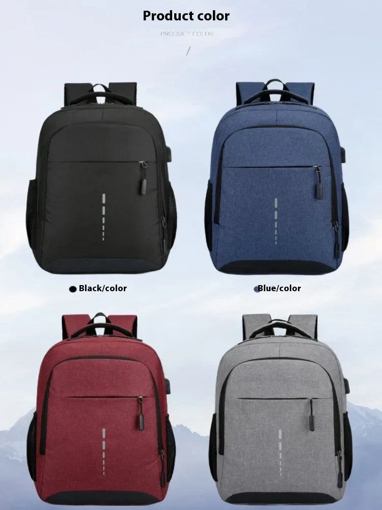 Nylon Backpack Simple And Fashionable Casual Backpack Business Commuting Computer Bag Large Capacity Backpack
