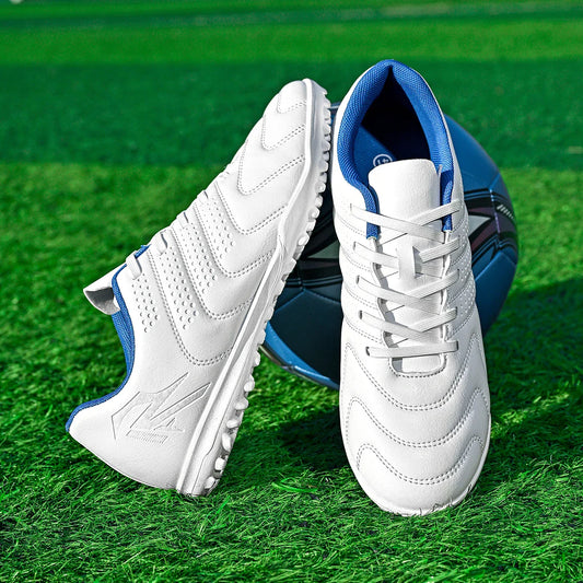 Wear Resistant TF Turf Soccer Boots PU Elastic Fabric Upper Rubber Stable Grip Sole Youth Boys Girls Football Shoes