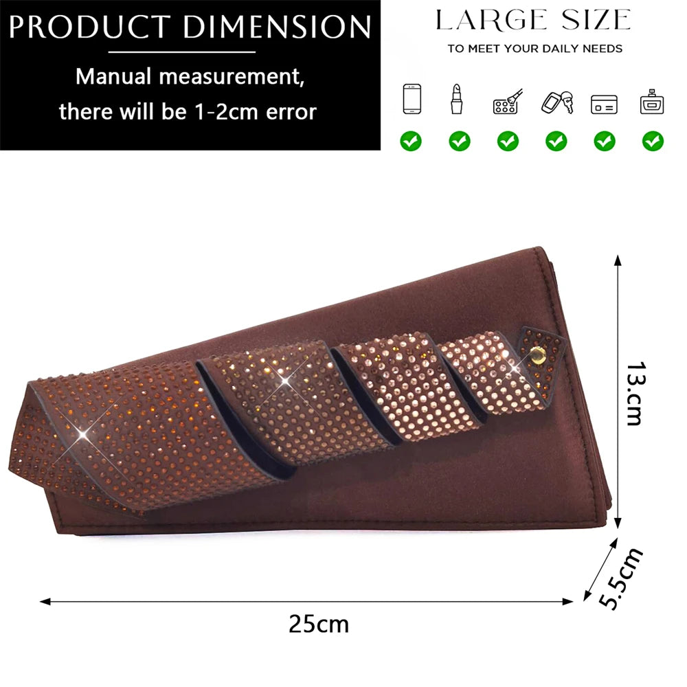Newest INS Style Peach Color Rhinestone Elegant High Heels Nigeria Popular Design African Ladies Shoes And Bag Set
