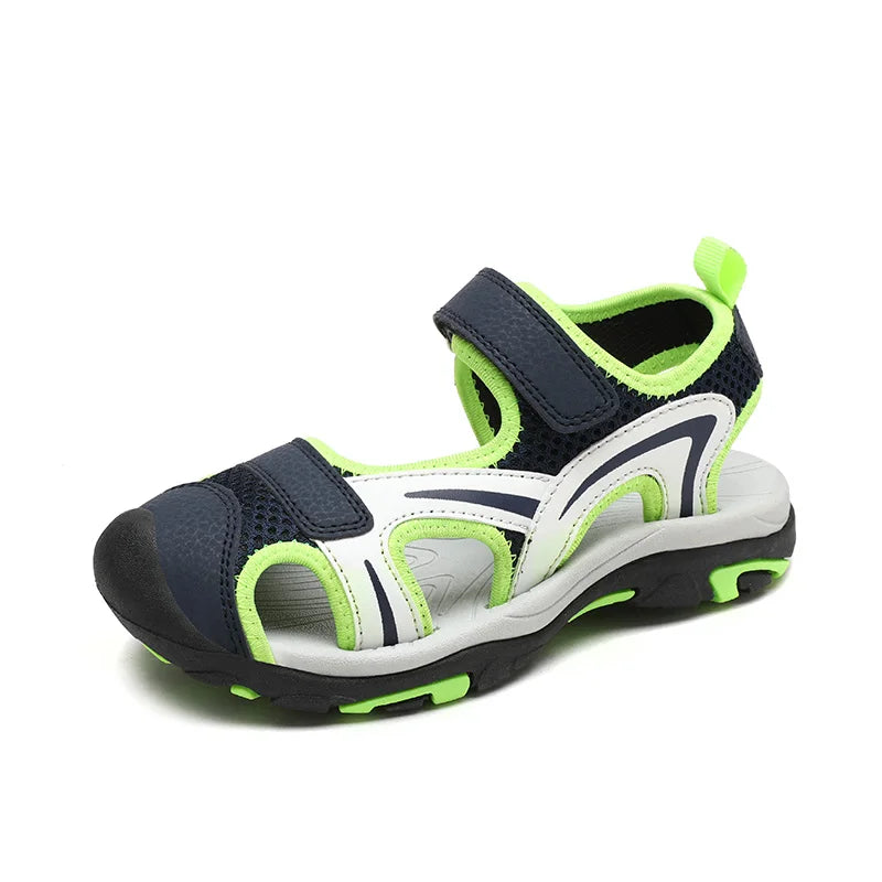 2025 Summer Boys Sandals Kids Shoes Fashion Flats Toddler Baby Girls Sandals Non-slip Casual Beach Children Outdoor Shoes