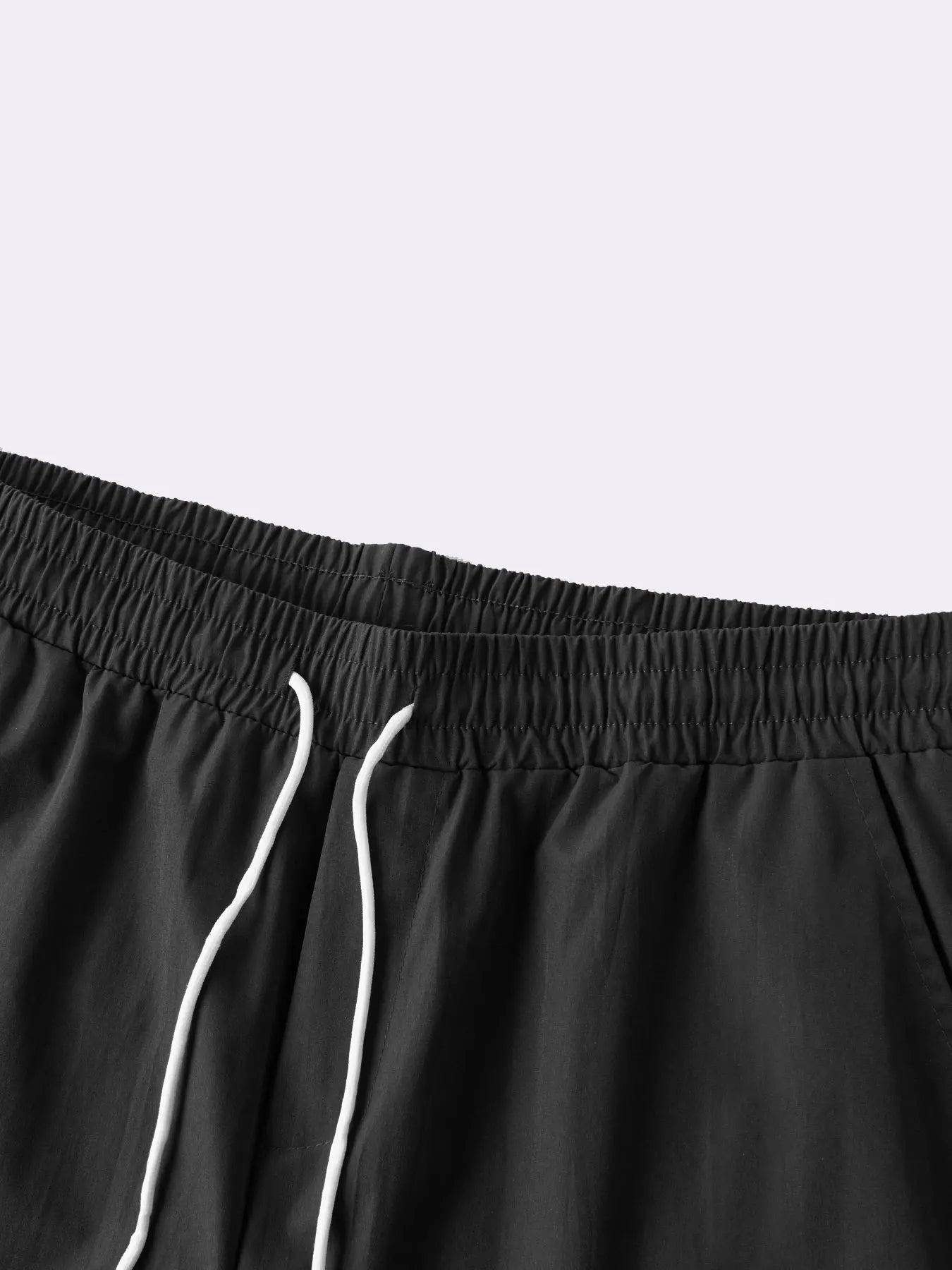 Men's Spring and Autumn Multi-Pocket Cargo Pants with Elastic Waistband and Drawstring Adjustment, Solid Color Multi-Pocket Long Pants Suitable for Outdoor Sports and Leisure