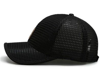Men'S New Fashion Baseball Cap Summer Breathable Full Net Shade Fishing Cap Outdoor Leisure Sports Cap