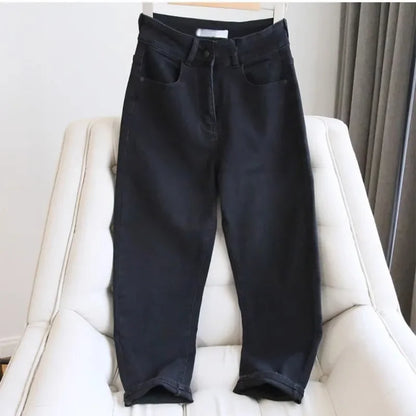 High-Waisted Light Blue Jeans For Women