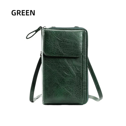 Fashionable single-shoulder bag, versatile crossbody bag, colorful mobile phone bag, large-capacity coin purse