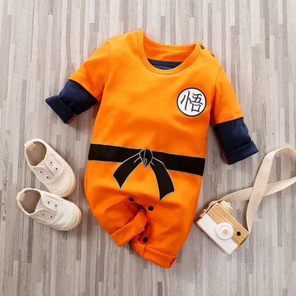 Boy Clothes Baby Cosplay Carnival Costume Toddler Party Gift Infant Cotton Cartoon Outfit 0-18 Month Newborn Print Anime Clothes