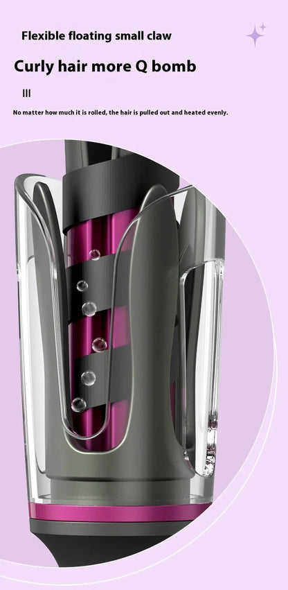 Automatic Curling Iron 32MM Double Slot Negative Ion Portable Hair Curler Constant Temperature Anti Hot Styler for Travel