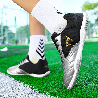 New Men Soccer Shoes Indoor High-top Non-Slip High-quality Match Futsal Sneakers Football Boots Grass Hot-selling Outdoor 37-45