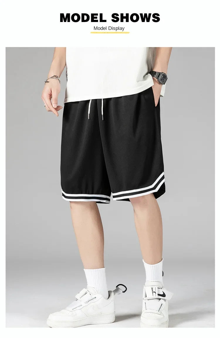 Men's Mesh Sports Shorts Basketball Fitness Speed Dry Running Breathable Shorts